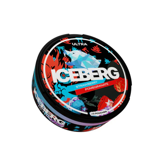 Iceberg strawberry pomenegrate
